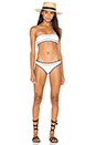 view 4 of 4 Swim The Babe Bandeau in Blanc & Nior in Blanc & Noir