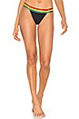 view 1 of 4 BAS DE MAILLOT DE BAIN THE LOLA in Noir & Rasta