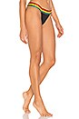 view 2 of 4 BAS DE MAILLOT DE BAIN THE LOLA in Noir & Rasta