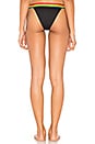 view 3 of 4 BAS DE MAILLOT DE BAIN THE LOLA in Noir & Rasta