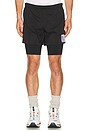 view 1 of 5 Techsilk 8 Shorts in Black