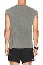 view 2 of 5 Mothtech Muscle Tee in Faded Black