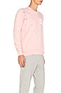 view 2 of 4 Cult Moth Eaten Sweatshirt in Pink