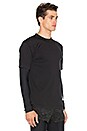 view 2 of 4 Long Distance Long Tee in Black