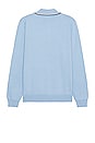 view 2 of 3 Saji Zip Polo Sweater in Forever Blue