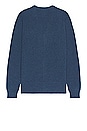 view 2 of 4 Michael High Guage Knit Cardigan in Coronet Blue