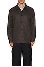 view 3 of 3 Coverall Wool Shirt Jacket in Taupe