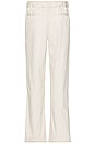 view 4 of 4 George Lightweight Cotton Trouser in Pumice Stone