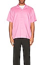 view 3 of 3 York Short Sleeve Shirt in Fuchsia Pink