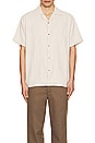view 3 of 3 Canty Boucle Knit Short Sleeve Shirt in Ivory