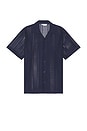 view 1 of 3 Canty Cotton Lace Shirt in Navy