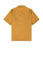 view 2 of 3 York Camp Collar Short Sleeve Shirt in Camel