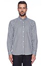 view 1 of 3 Crosby Geo Print Button Down in White