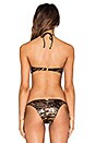view 3 of 4 TOP BIKINI BANDA in 70's Glam Bronze Metallic