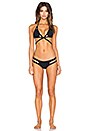 view 4 of 4 Aurora Cutout Bikini Bottom in Black