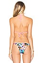 view 3 of 4 PARTE SUPERIOR BIKINI TRIÁNGULO CADENA ORO in Floral Como