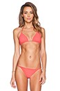 view 1 of 3 LOTUS ビキニトップ in Coral