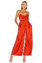 view 1 of 5 Elizabella Jumpsuit in Flame