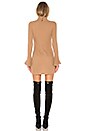 view 3 of 3 Sienna Bell Sleeve Dress in Camel
