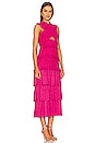 view 2 of 3 Lin Dress in Bright Pink