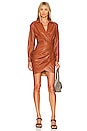 view 1 of 3 Romania Mini Dress in Cognac