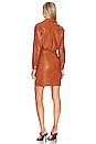 view 3 of 3 Romania Mini Dress in Cognac