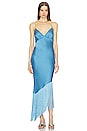 view 2 of 3 Haverine Fringe Maxi Dress in French Blue