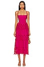 view 1 of 3 Elloise Midi Dress in Hot Pink