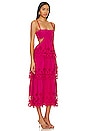 view 2 of 3 Elloise Midi Dress in Hot Pink