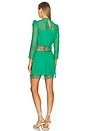 view 3 of 3 Deirdre Top & Mini Skirt Set in Emerald
