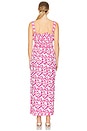 view 3 of 4 Denise Dress in Pink & White