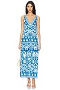 view 1 of 3 Brenna Dress in Brilliant Blue