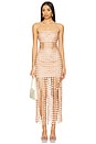 view 1 of 4 Elie Dress in Rose Gold