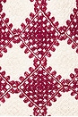 view 4 of 4 Dragana Dress in Maroon & Ecru