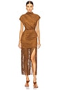 view 1 of 4 Astelle Dress in Taupe