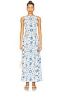 view 1 of 3 Verica Dress in Deep Blue Sea