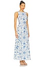 view 2 of 3 Verica Dress in Deep Blue Sea