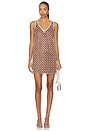view 1 of 4 Jeanetta Dress in Chocolate