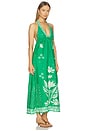 view 2 of 3 VESTIDO TIGRIS in Green & Creme