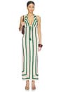 view 1 of 4 GEORGIE 원피스 in Green & Creme