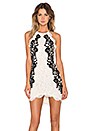 view 1 of 4 ROBE ALEXIS in Cream & Black