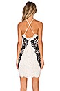 view 3 of 4 ROBE ALEXIS in Cream & Black