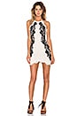 view 4 of 4 ROBE ALEXIS in Cream & Black