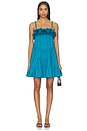 view 1 of 3 VESTIDO CARIE in Capri Blue