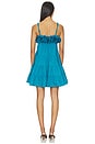 view 3 of 3 VESTIDO CARIE in Capri Blue