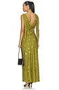 view 3 of 4 VESTIDO ELINA in Pistachio & Silver
