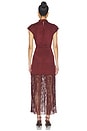 view 5 of 4 Astelle Dress in Mulled Wine