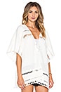 view 3 of 4 Morgan Poncho in White