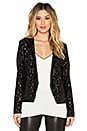 view 1 of 4 Quinn Sequin Blazer in Black