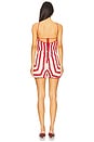 view 3 of 3 Veruca Romper in Red & Crme